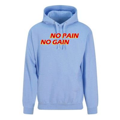 No Pain No Gain Gift Unisex Surf Hoodie