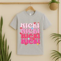 Nicki Personalized Name I Love Nicki Vintage T-Shirt