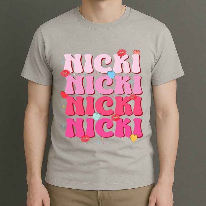 Nicki Personalized Name I Love Nicki Vintage T-Shirt