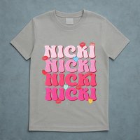 Nicki Personalized Name I Love Nicki Vintage T-Shirt