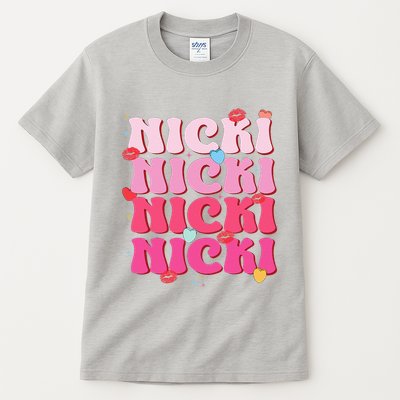 Nicki Personalized Name I Love Nicki Vintage Tall T-Shirt