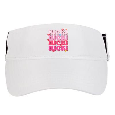 Nicki Personalized Name I Love Nicki Vintage Adult Drive Performance Visor