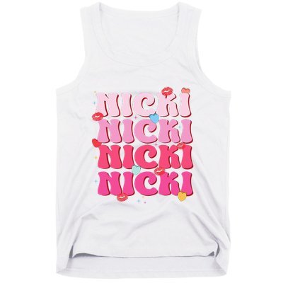 Nicki Personalized Name I Love Nicki Vintage Tank Top