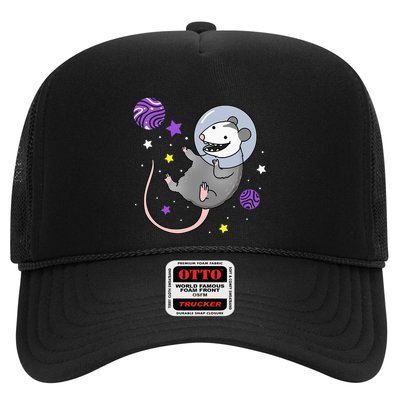 N.O.N.B.I.N.A.R.Y Pride Opossum In Space Trucker Hat