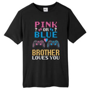 Nx6 Pink Or Blue Gender Reveal For Brother Video Game Lover Gift Tall Fusion ChromaSoft Performance T-Shirt