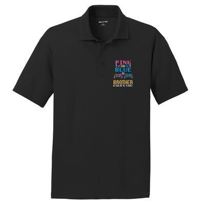 Nx6 Pink Or Blue Gender Reveal For Brother Video Game Lover Gift PosiCharge RacerMesh Polo