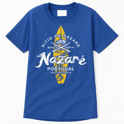 Nazare Portugal Praia Do Norte Vintage Surfing Great Gift Tall T-Shirt