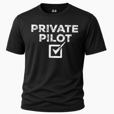 New Private Pilot Check Gift Performance Shirt