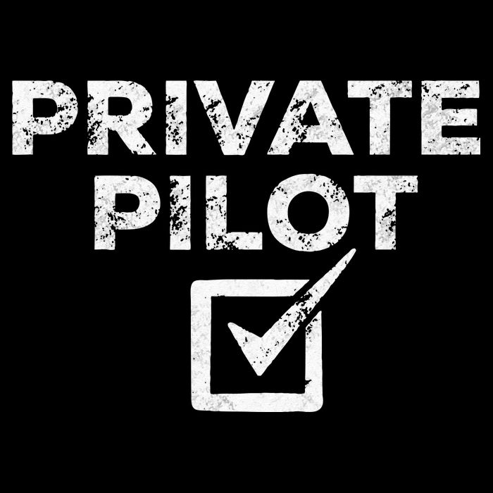 New Private Pilot Check Gift Cooling Performance Crew T-Shirt
