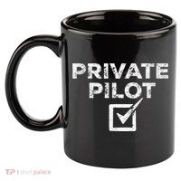 New Private Pilot Check Gift 11oz C Handle Ceramic Mug
