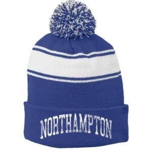 Northampton Pennsylvania Pa Stripe Pom Pom Beanie