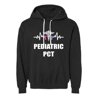 Nicu Pediatric Patient Care Technician Pct Feet Design Meaningful Gift Garment-Dyed Fleece Hoodie