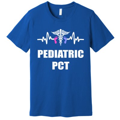 Nicu Pediatric Patient Care Technician Pct Feet Design Meaningful Gift Premium T-Shirt