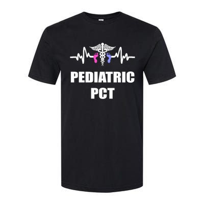 Nicu Pediatric Patient Care Technician Pct Feet Design Meaningful Gift Softstyle CVC T-Shirt