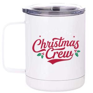 North Pole Pharmacy Christmas Crew Pharmacy Tech Squad Xmas Cute Gift 12 oz Stainless Steel Tumbler Cup