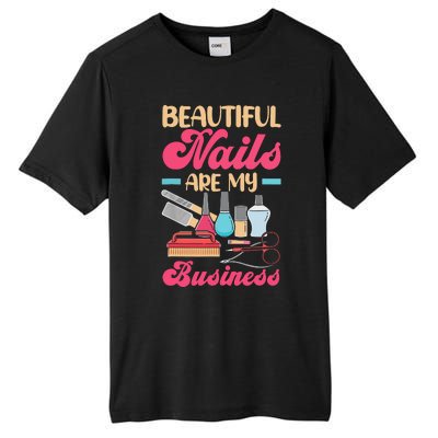 Nail Polish Pedicurist Manicurist For Nail Artists Nail Tech Tall Fusion ChromaSoft Performance T-Shirt