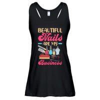 Nail Polish Pedicurist Manicurist For Nail Artists Nail Tech Ladies Essential Flowy Tank