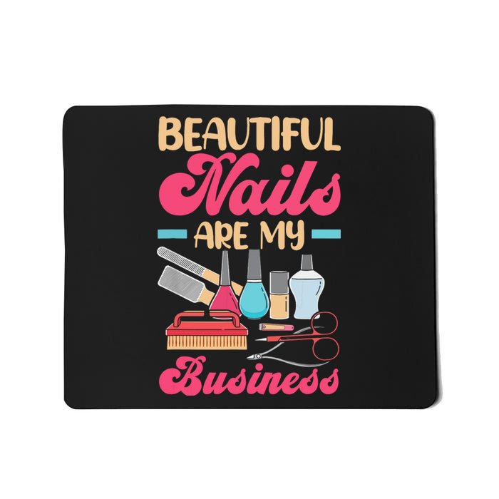 Nail Polish Pedicurist Manicurist For Nail Artists Nail Tech Mousepad