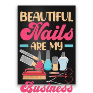 Nail Polish Pedicurist Manicurist For Nail Artists Nail Tech Poster