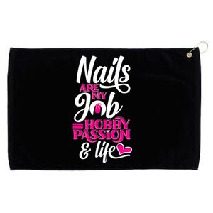 Nail Polish Pedicurist Manicurist For Nail Artists Quote Grommeted Golf Towel