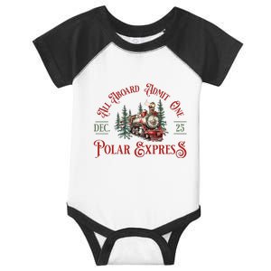 North Pole P.O.L.A.R E.X.P.R.E.S.S All Abroad Family Matching Infant Baby Jersey Bodysuit