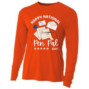 National Pen Pal Day Gift Cooling Performance Long Sleeve Crew