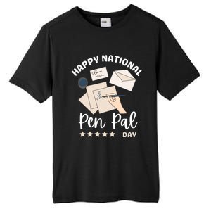 National Pen Pal Day Gift Tall Fusion ChromaSoft Performance T-Shirt