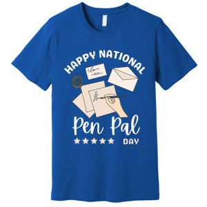 National Pen Pal Day Gift Premium T-Shirt