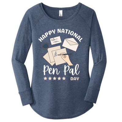 National Pen Pal Day Gift Women's Perfect Tri Tunic Long Sleeve Shirt