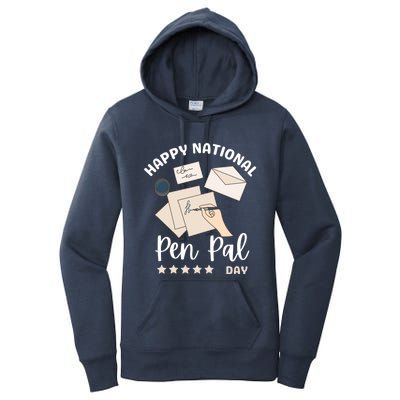 National Pen Pal Day Gift Women's Pullover Hoodie