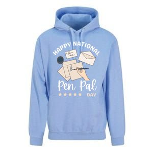 National Pen Pal Day Gift Unisex Surf Hoodie