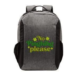 No Pinghihg Please Retro St Patrick Day Cute Shamrock Vector Backpack