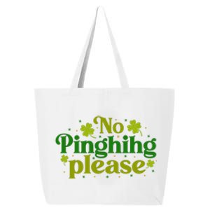 No Pinghihg Please Retro St Patrick Day Cute Shamrock 25L Jumbo Tote