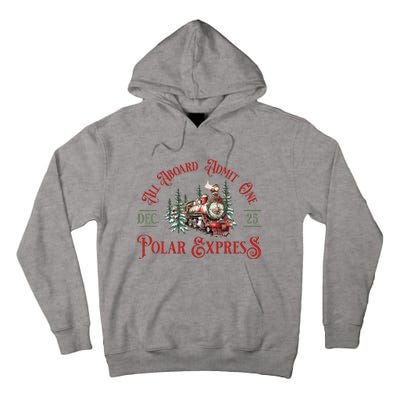 North Pole P.O.L.A.R E.X.P.R.Es..S All Abroad Family Matching Tall Hoodie