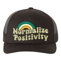 Normalize Positivity Rainbow Funny Vintage Yupoong Adult 5-Panel Trucker Hat