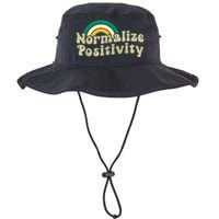 Normalize Positivity Rainbow Funny Vintage Legacy Cool Fit Booney Bucket Hat