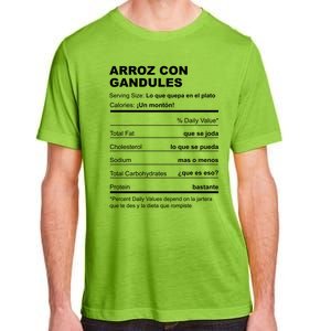 Navidades Puerto Rico Receta Arroz Con Gandules Boricua Gift Adult ChromaSoft Performance T-Shirt