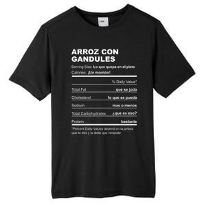 Navidades Puerto Rico Receta Arroz Con Gandules Boricua Gift Tall Fusion ChromaSoft Performance T-Shirt