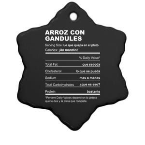 Navidades Puerto Rico Receta Arroz Con Gandules Boricua Gift Ceramic Star Ornament