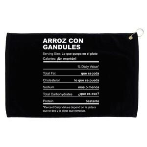 Navidades Puerto Rico Receta Arroz Con Gandules Boricua Gift Grommeted Golf Towel