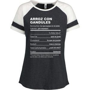 Navidades Puerto Rico Receta Arroz Con Gandules Boricua Gift Enza Ladies Jersey Colorblock Tee