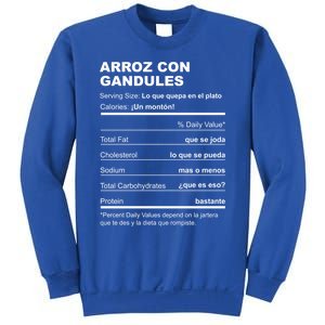 Navidades Puerto Rico Receta Arroz Con Gandules Boricua Gift Sweatshirt