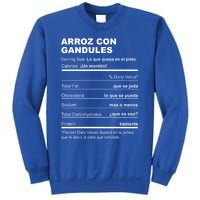 Navidades Puerto Rico Receta Arroz Con Gandules Boricua Gift Sweatshirt