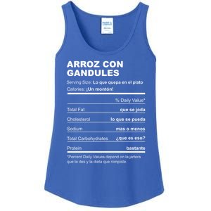 Navidades Puerto Rico Receta Arroz Con Gandules Boricua Gift Ladies Essential Tank