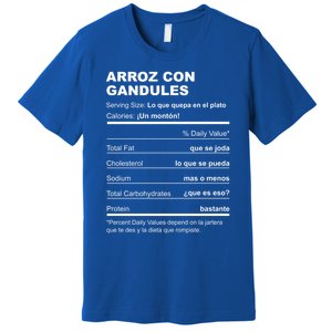 Navidades Puerto Rico Receta Arroz Con Gandules Boricua Gift Premium T-Shirt