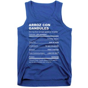 Navidades Puerto Rico Receta Arroz Con Gandules Boricua Gift Tank Top