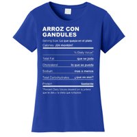 Navidades Puerto Rico Receta Arroz Con Gandules Boricua Gift Women's T-Shirt