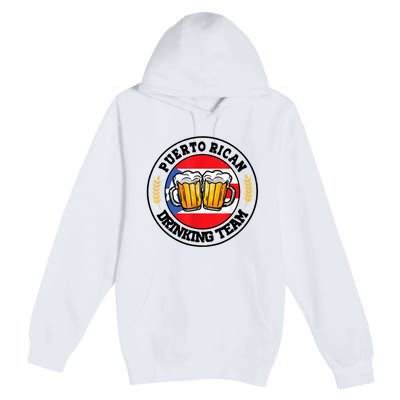 National Puerto Rican Day Puerto Rican Drinking Team Premium Pullover Hoodie