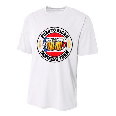 National Puerto Rican Day Puerto Rican Drinking Team Performance Sprint T-Shirt