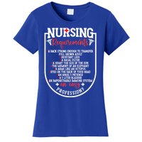 Nursing Profession Requirets Nurse Medical Student Gift Women's T-Shirt